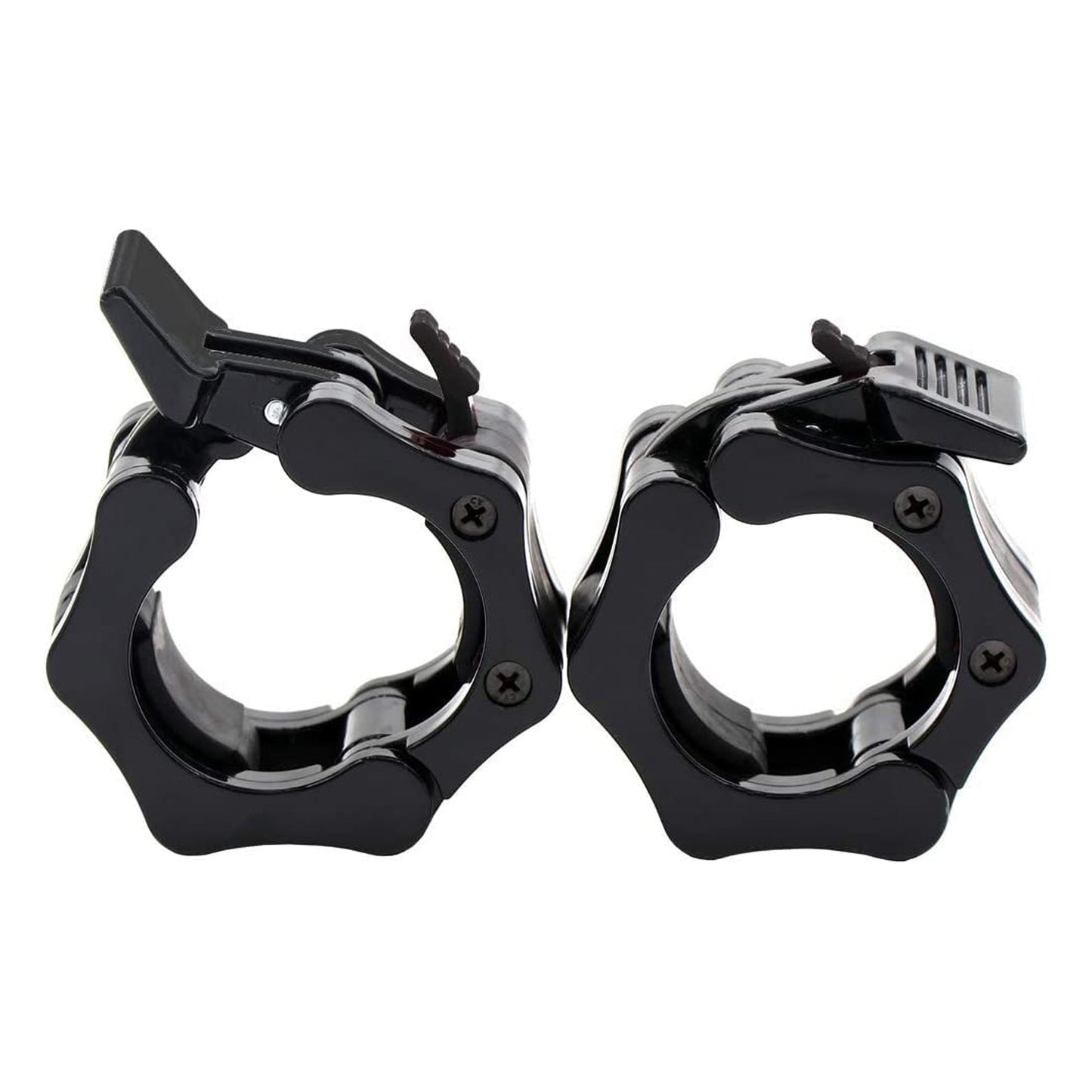 Olympic Barbell Collars Quick‑Release Locking Clips – Heavy‑Duty Steel Clamps for Weightlifting & CrossFit, Secure Grip for Home Gym