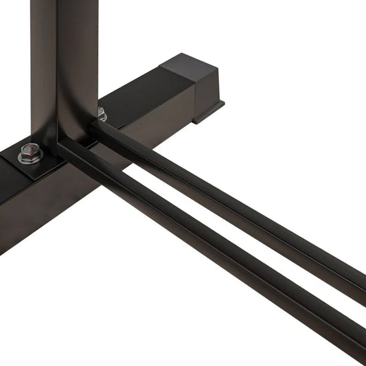 Heavy‑Duty Flat Weight Bench with Dumbbell Rack, Steel Construction & Durable Padding for Strength Training, Home Gym Fitness