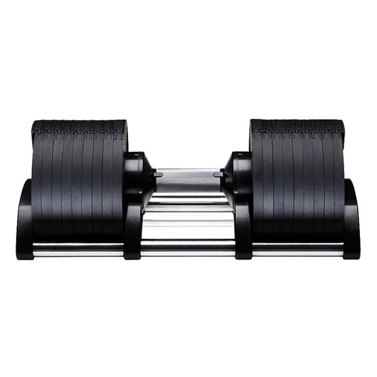 Adjustable Round Dumbbells – Steel Build with Smooth Dial, Anti‑Slip Handle – 24–45 kg Pair – Space‑Saving Home Gym Fitness Equipment