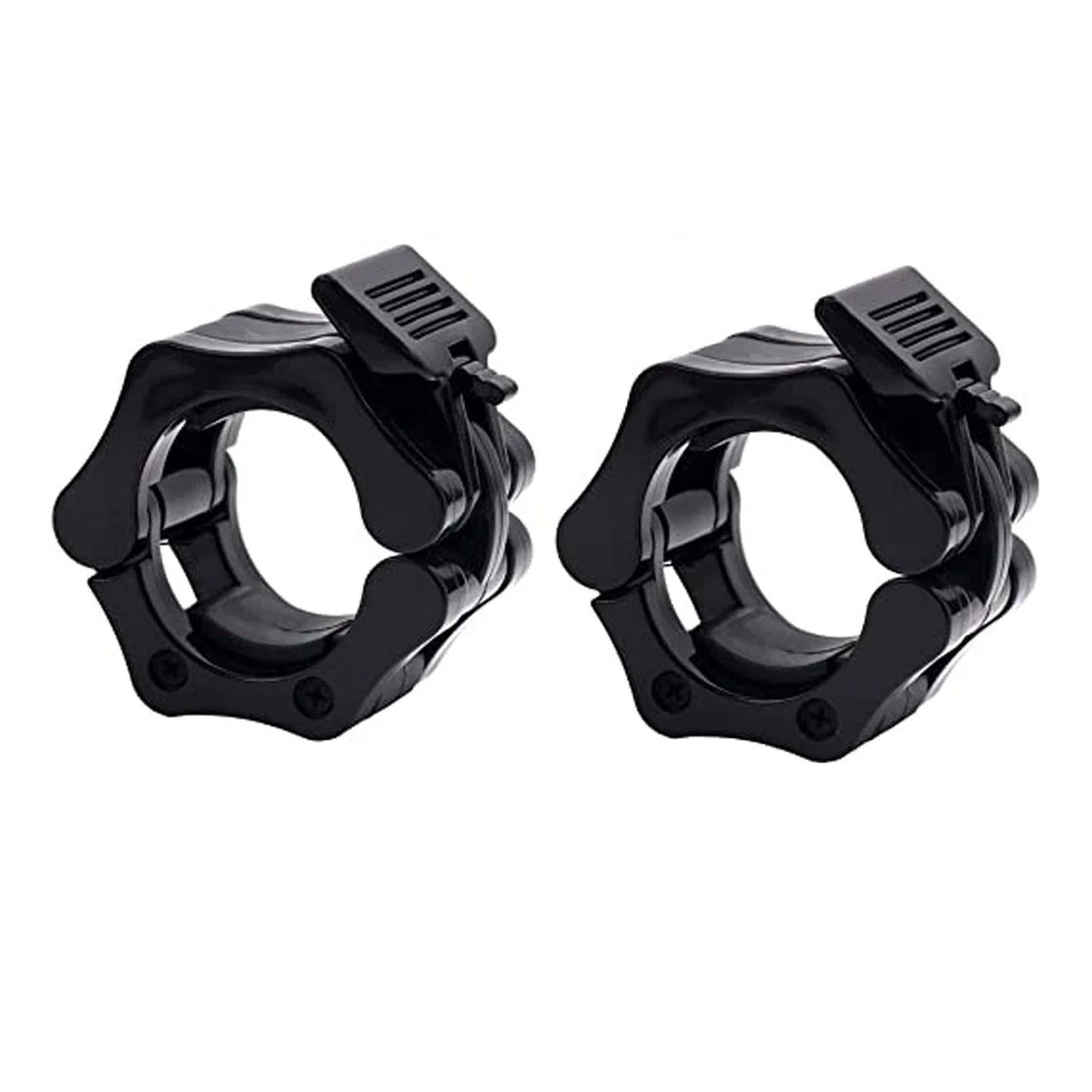 Olympic Barbell Collars Quick‑Release Locking Clips – Heavy‑Duty Steel Clamps for Weightlifting & CrossFit, Secure Grip for Home Gym