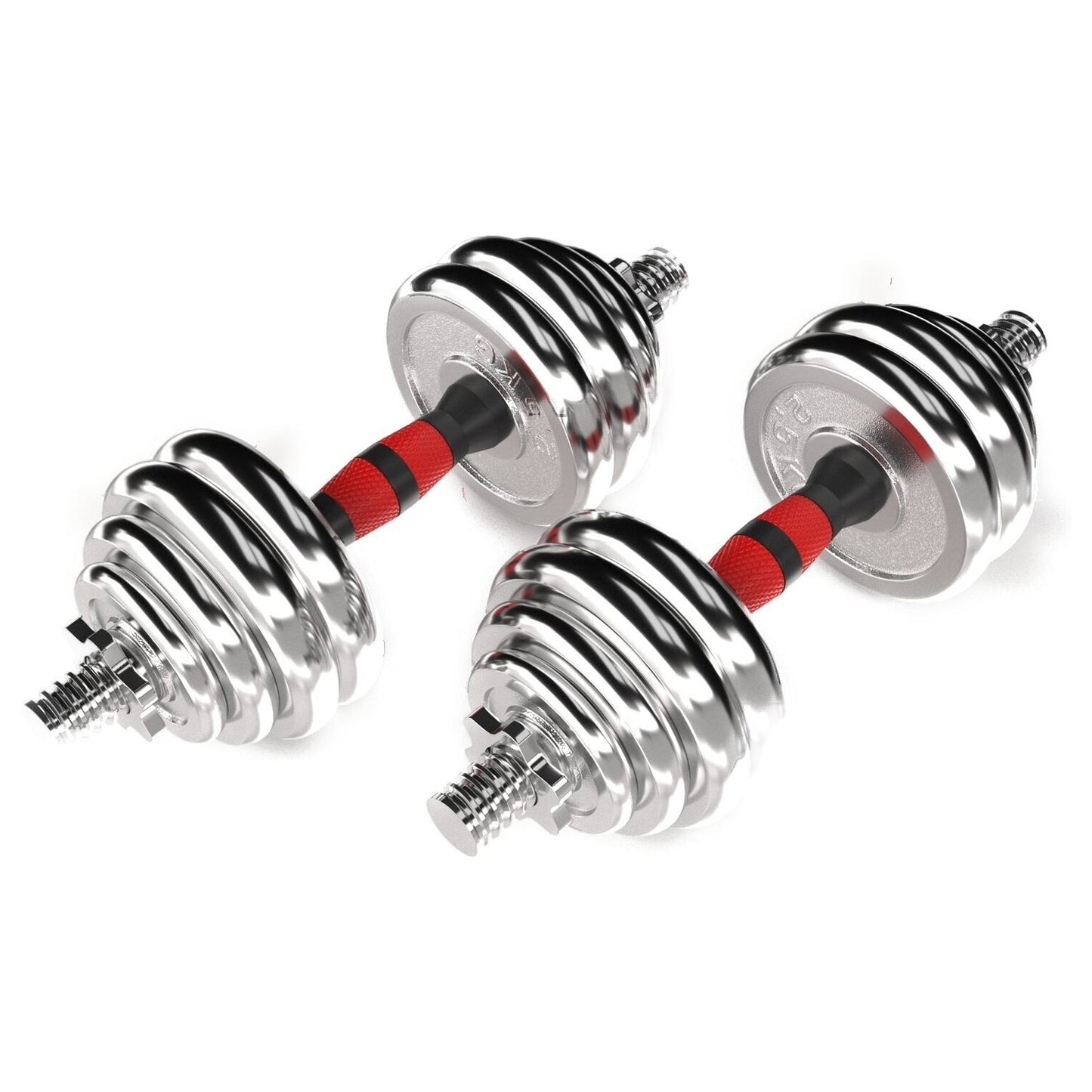 20kg (2-in-1) Adjustable Cast Iron Dumbbell & Barbell Set – Strength Training Weights for Home Gym & Personal Fitness Studios