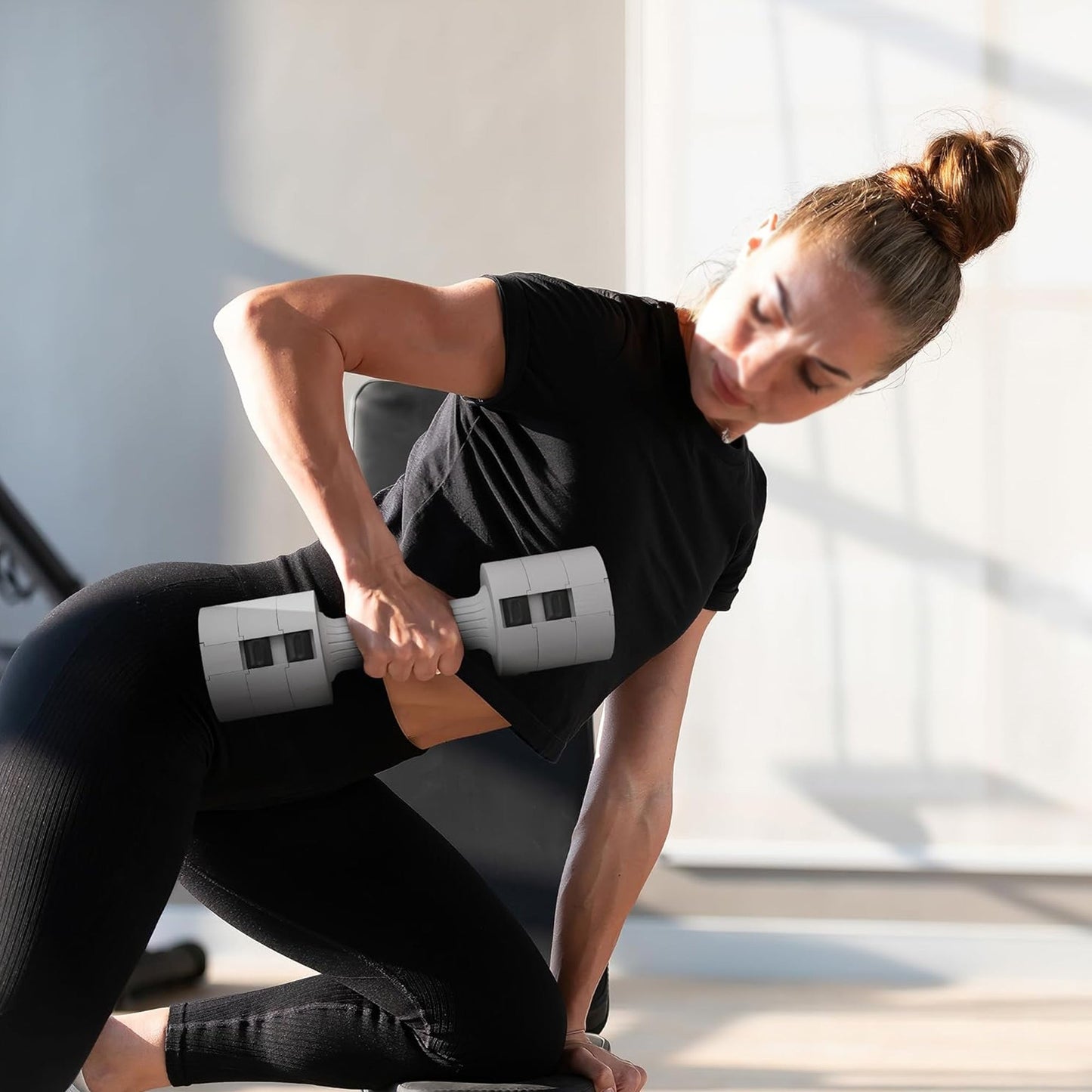 3-in-1 Adjustable Dumbbell Set – Ergonomic Grip, 2.5–10 kg Weights for Women & Men – Space Saving Strength Training Gear for Versatile Home Gym Workouts