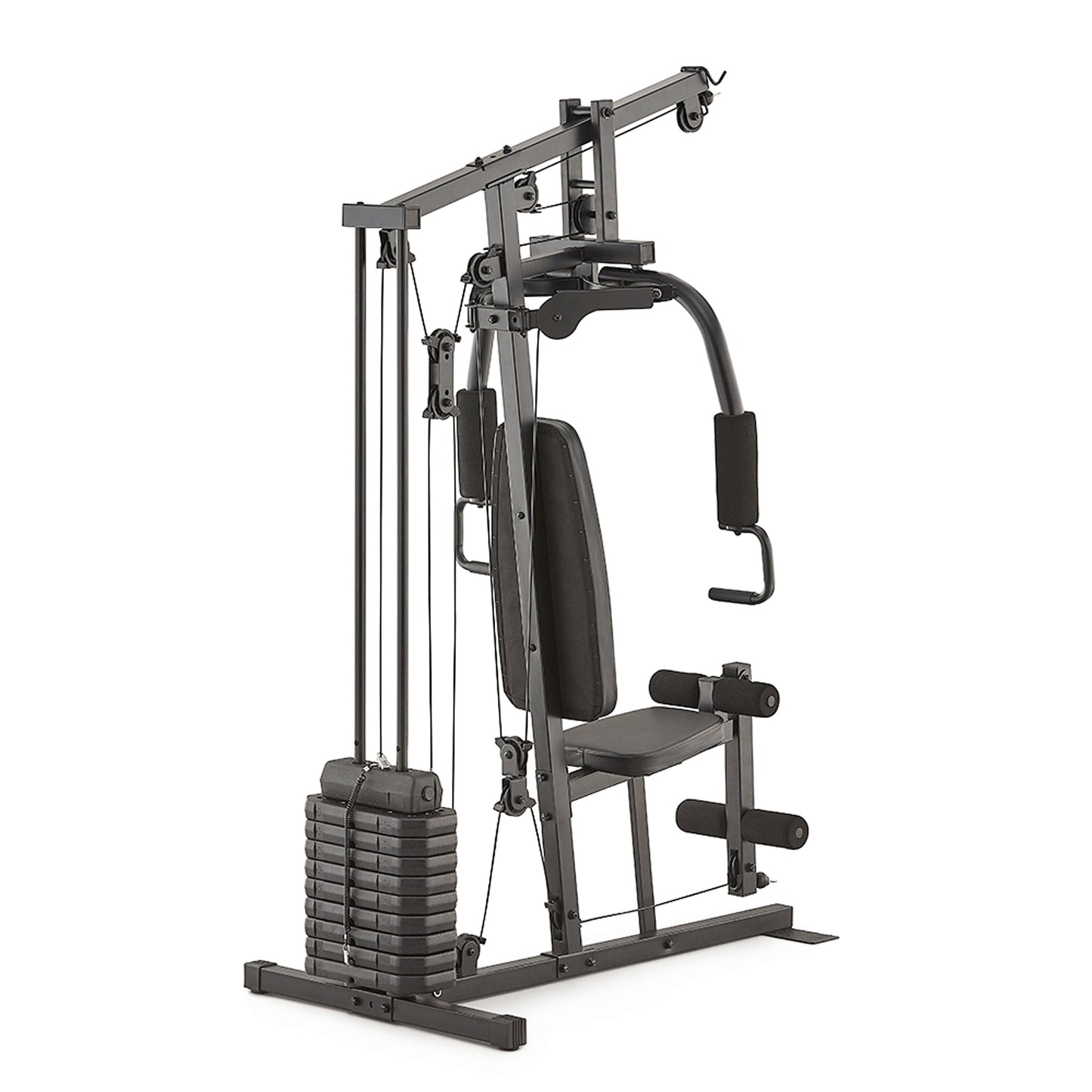 Essential Multi Gym Machine – Heavy‑Duty Steel, Compact Full‑Body Workout Station with 45 kg/66 kg Stack – Lat Pulldown, Chest Press, Leg Curl/Extension for Home Gym Setup