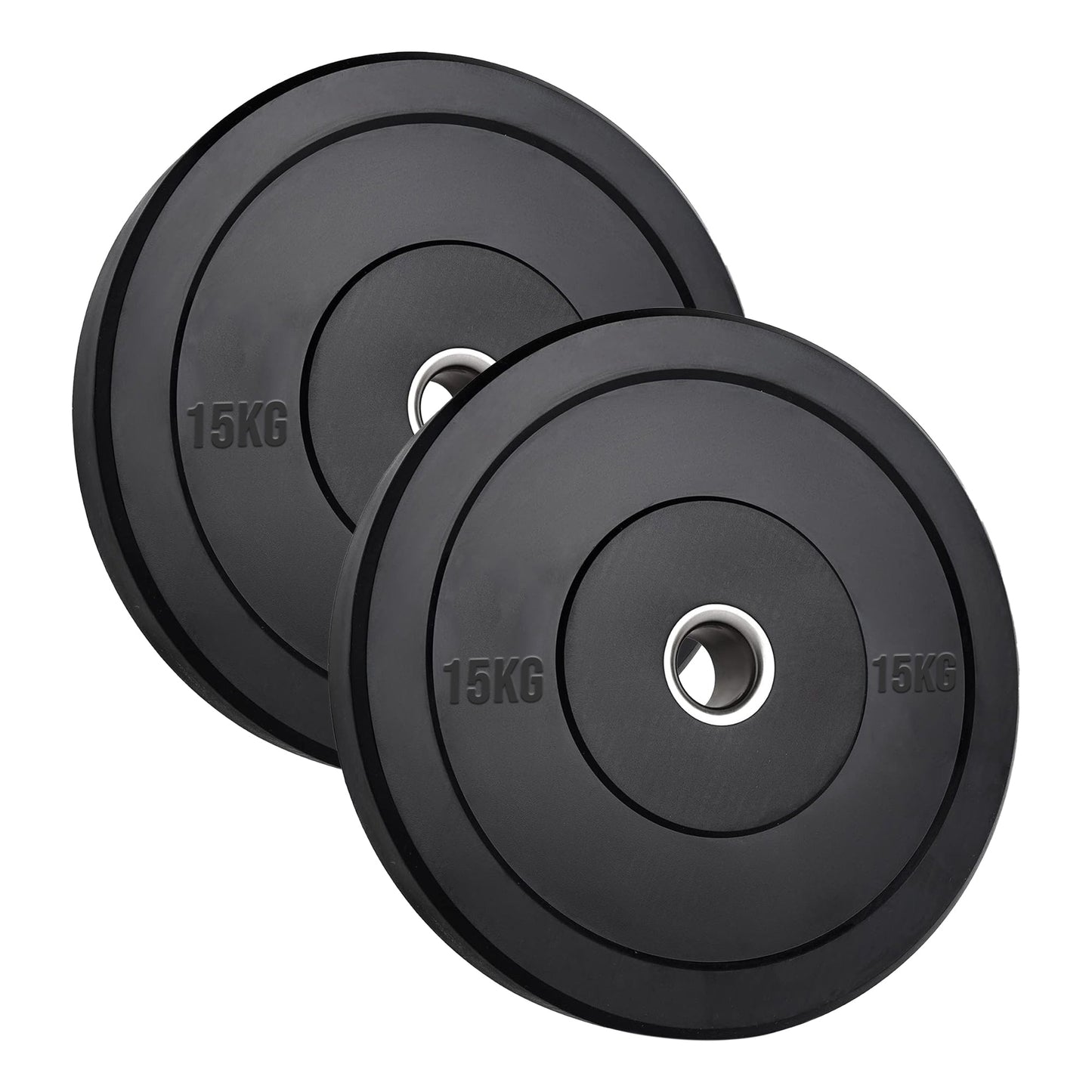 Olympic Rubber Bumper Plates – Heavy-Duty Cast Iron Core, Anti‑Bounce & Rust‑Resistant – Performance Strength Training for Home Gyms & Cross‑Training