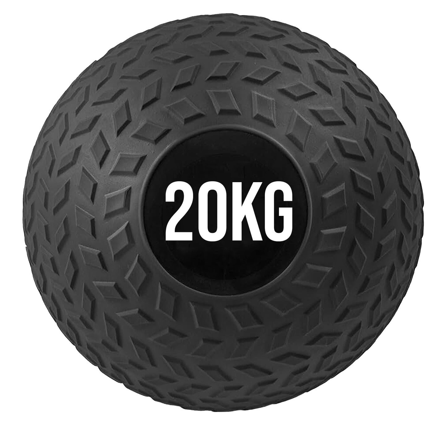 Treaded Rubber Slam Ball – Heavy‑Duty No‑Bounce, Tire‑Tread Grip for Power & Core Training – Compact Home Gym Essential