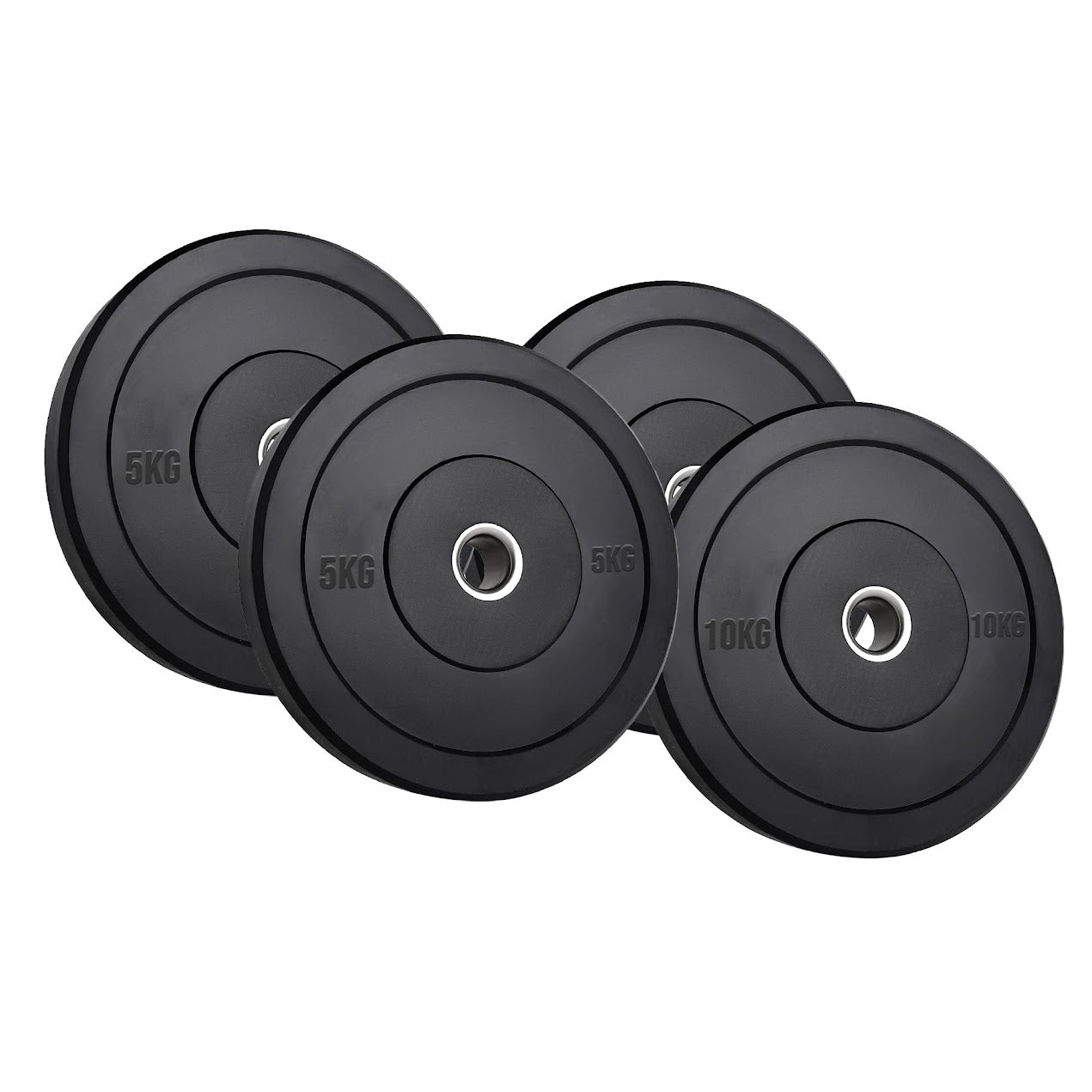 Olympic Rubber Bumper Plates – Heavy-Duty Cast Iron Core, Anti‑Bounce & Rust‑Resistant – Performance Strength Training for Home Gyms & Cross‑Training