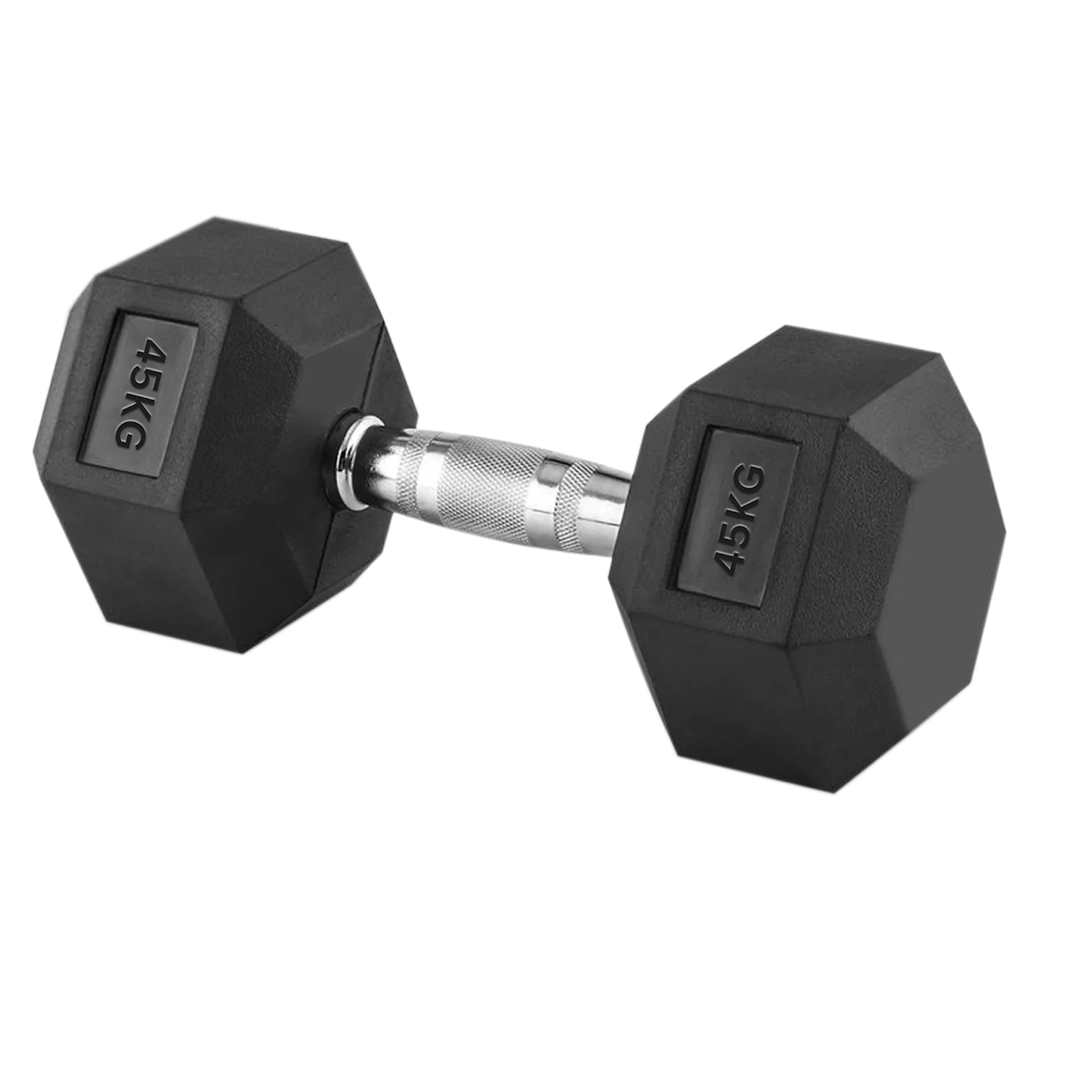 Hex Dumbbells 2.5kg–60kg Pairs & Sets – Heavy-Duty Rubber-Coated Anti-Roll Weights with Knurled Handles for Strength Training – Home Gym or Studio