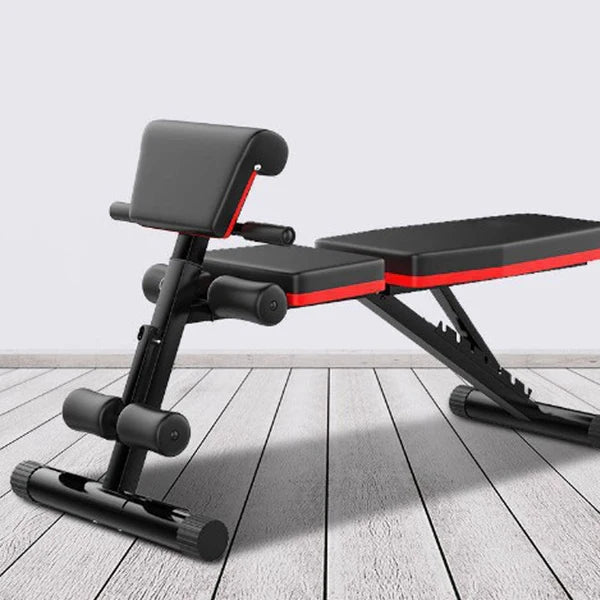 Multi Position Foldable Weight Bench – 7 Adjustable Angles | Heavy Duty Steel Construction | Flat, Incline & Decline Options for Strength Training | Space-Saving Design for Home Gyms