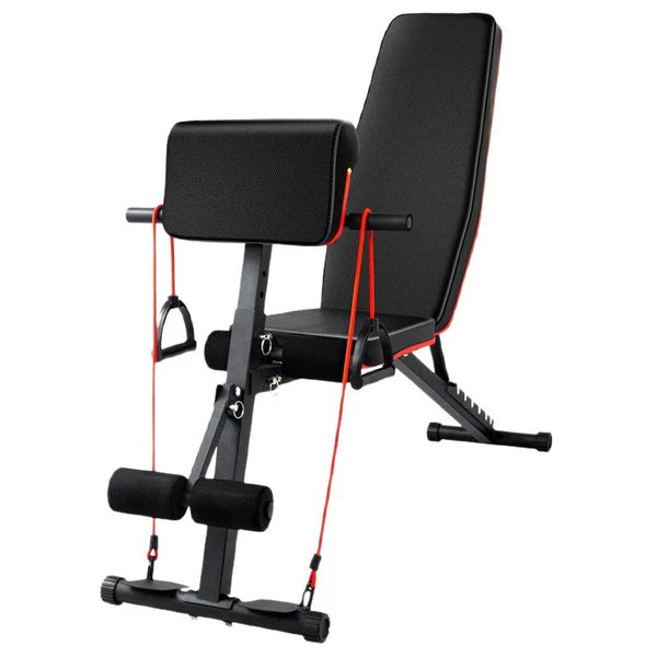 Multi Position Foldable Weight Bench – 7 Adjustable Angles | Heavy Duty Steel Construction | Flat, Incline & Decline Options for Strength Training | Space-Saving Design for Home Gyms