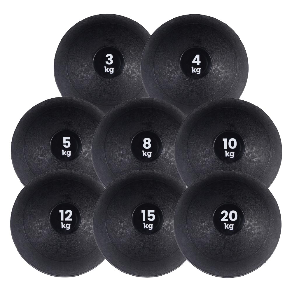 Impact Ready Slam Balls – Textured No Bounce Rubber Medicine Ball for Core Power, Strength Training & Conditioning | 3KG–25KG | Individual & Set Options