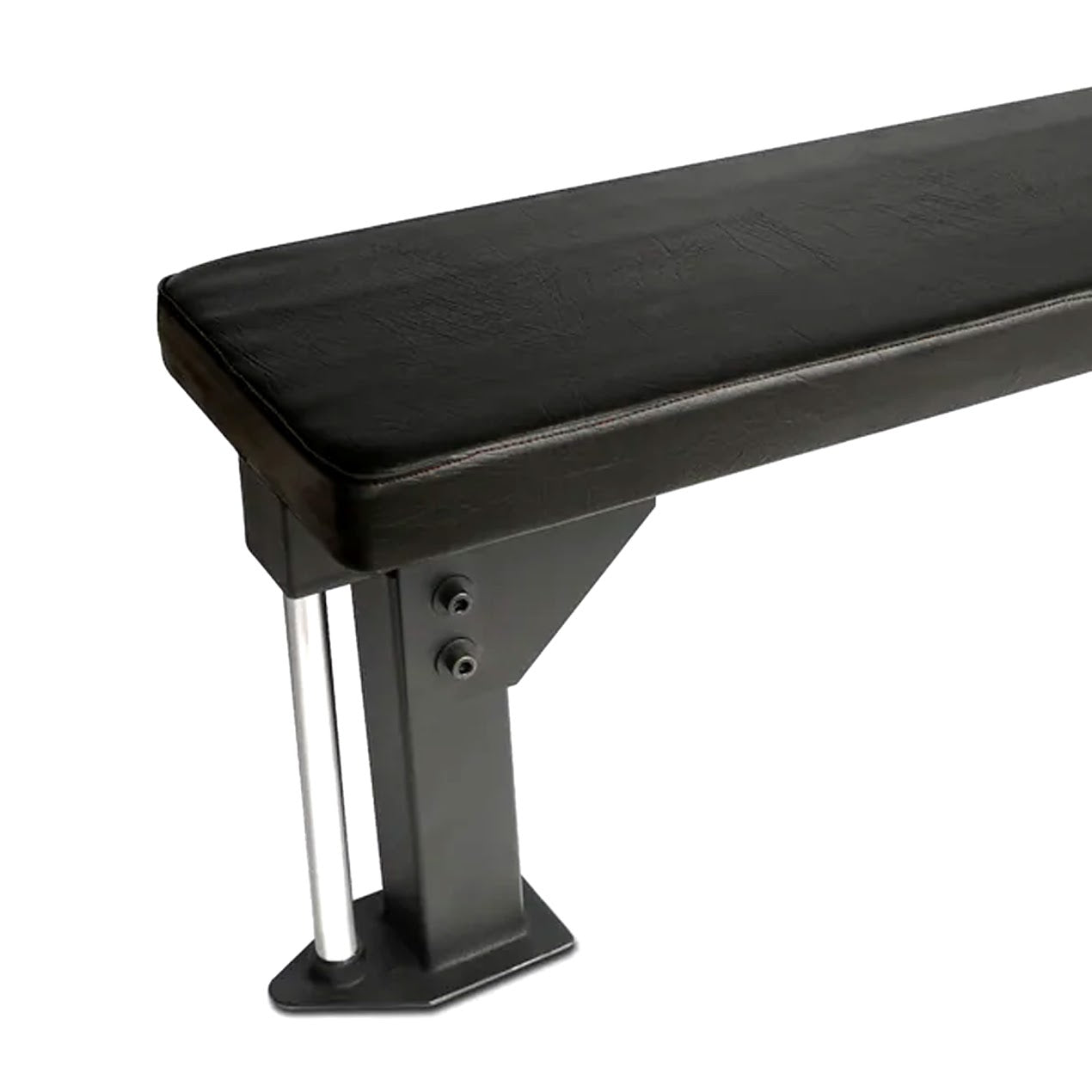 Pro Club Flat Weight Bench – Heavy Duty Steel Frame with Thick Padding, Rear Transport Wheels & 300kg Load Capacity – Perfect for Chest Press & Dumbbell Workouts at Home