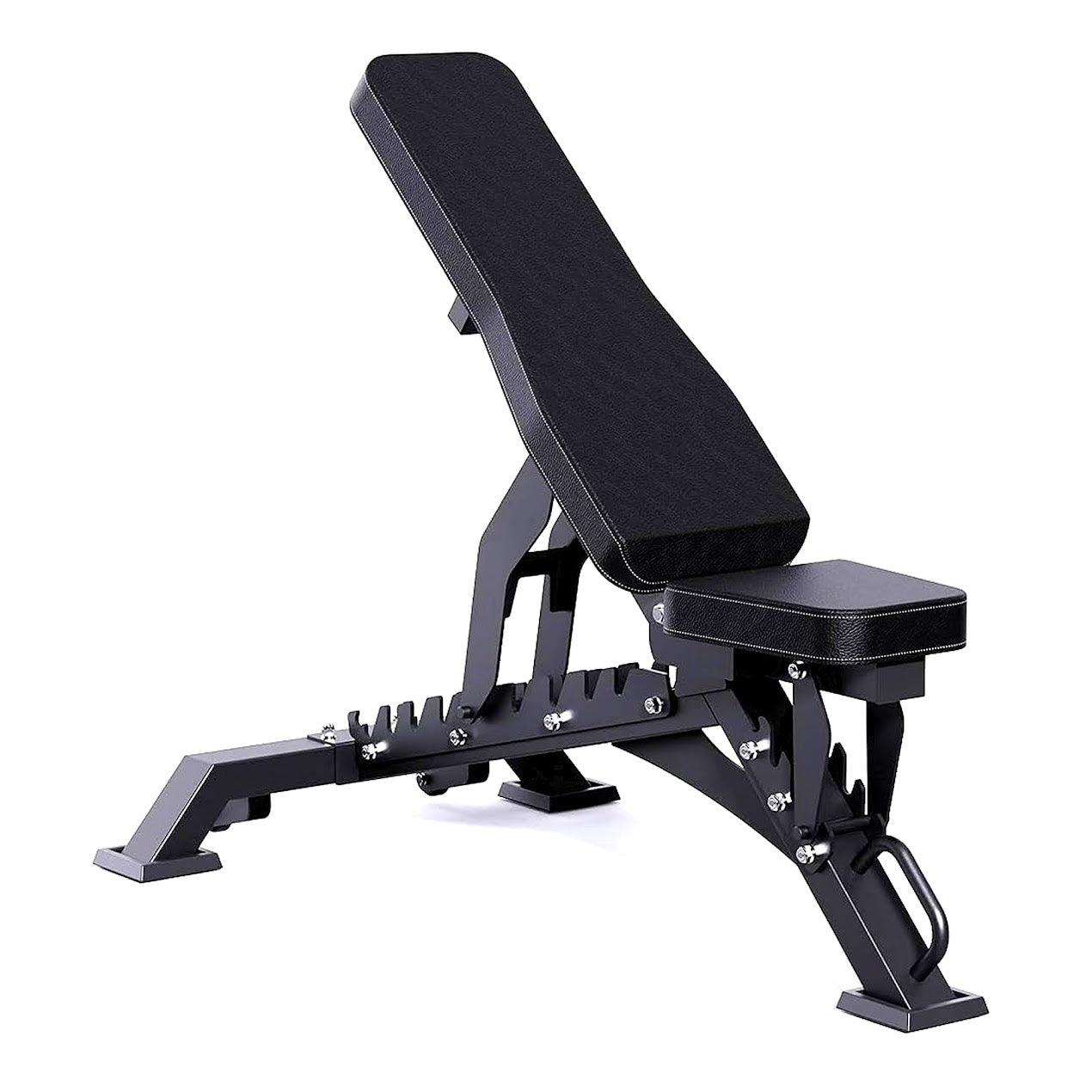 Heavy Duty Commercial Weight Bench – Steel Frame, High Density Foam Padding, Ideal for Strength Training in Home Gyms and Personal Studios
