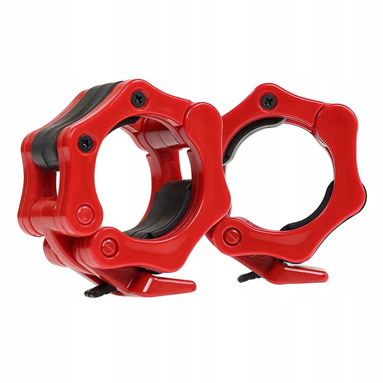 Olympic Barbell Collars Quick‑Release Locking Clips – Heavy‑Duty Steel Clamps for Weightlifting & CrossFit, Secure Grip for Home Gym