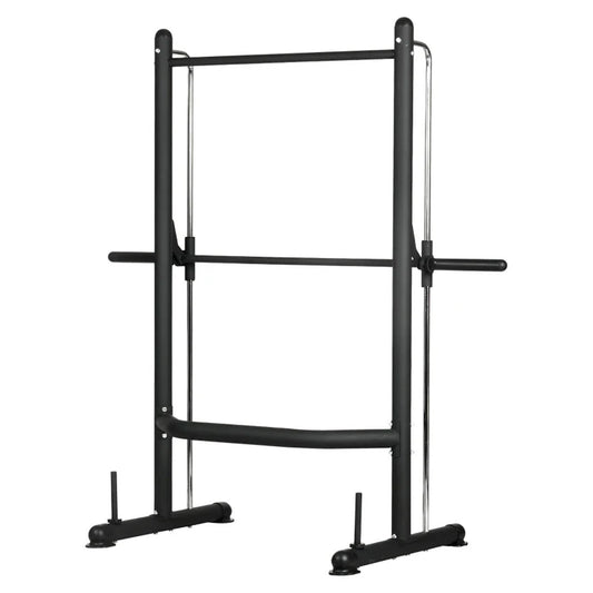 Smith Machine Squat Rack with Pull‑Up Bar – Heavy‑Duty Steel, Safety Stops, Multi‑Functional Strength Training Station for Home Gym