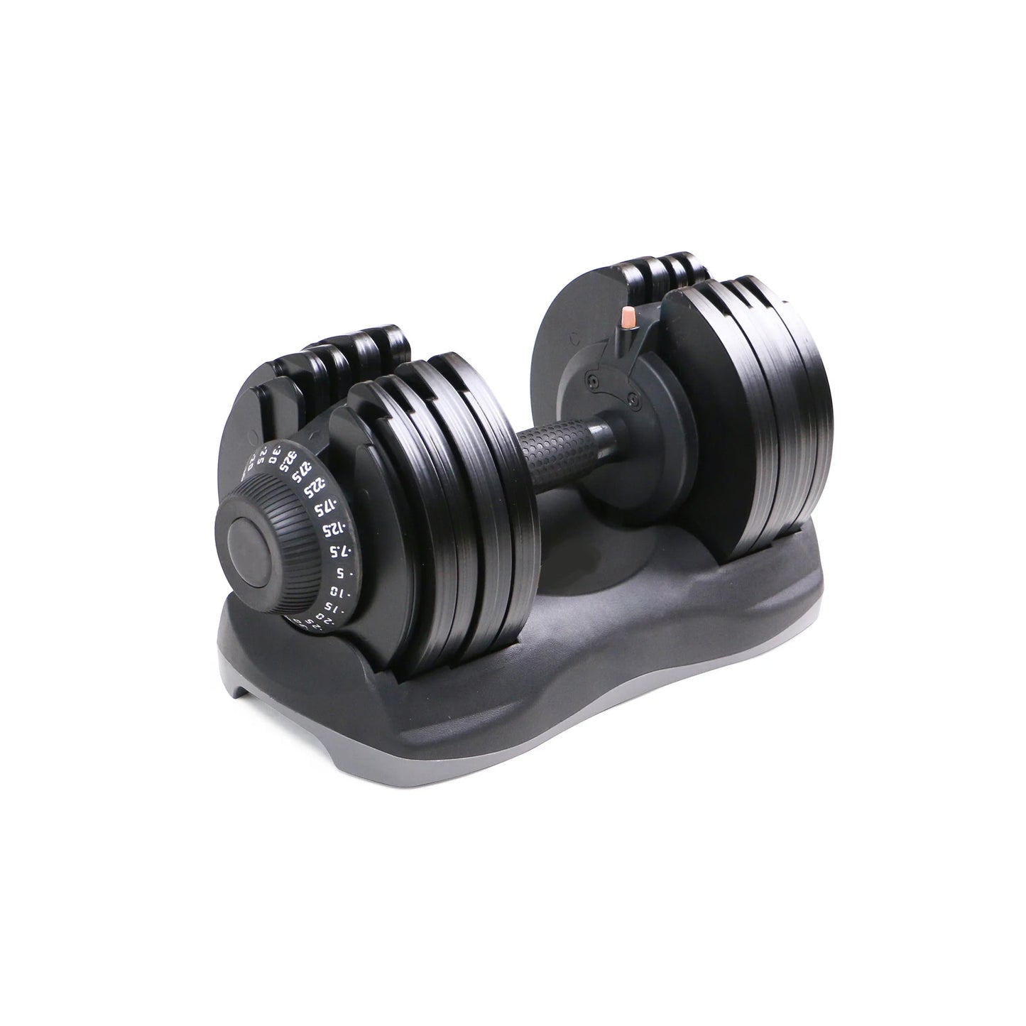 Adjustable Dumbbell Set – Pair of 12-in-1 Free Weights Ranging from 5kg to 32.5kg Each in 2.5kg Increments – Space Saving Strength Training Equipment for Home Gyms