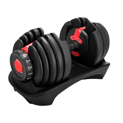 40kg Heavy Duty Adjustable Dumbbell 17-in-1 | Smart Dial System | Strength Training for Men & Women | Space-Saving Home Gym Dumbbell | Quick Weight Adjustment | Optional Rack & Bench Compatibility