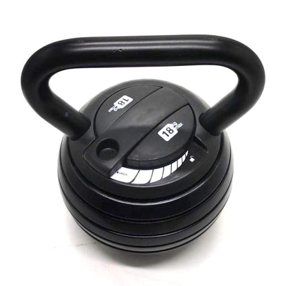 7 in 1 Adjustable Kettlebell Weight Set – 3.4kg to 18kg, Quick Lock System, Ergonomic Handle, Compact Strength Training Gear for Home Gym Workouts
