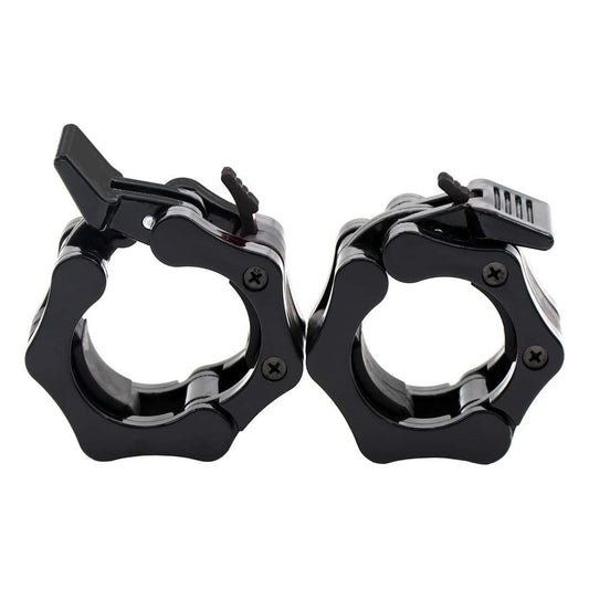 Olympic Barbell Collars Quick‑Release Locking Clips – Heavy‑Duty Steel Clamps for Weightlifting & CrossFit, Secure Grip for Home Gym