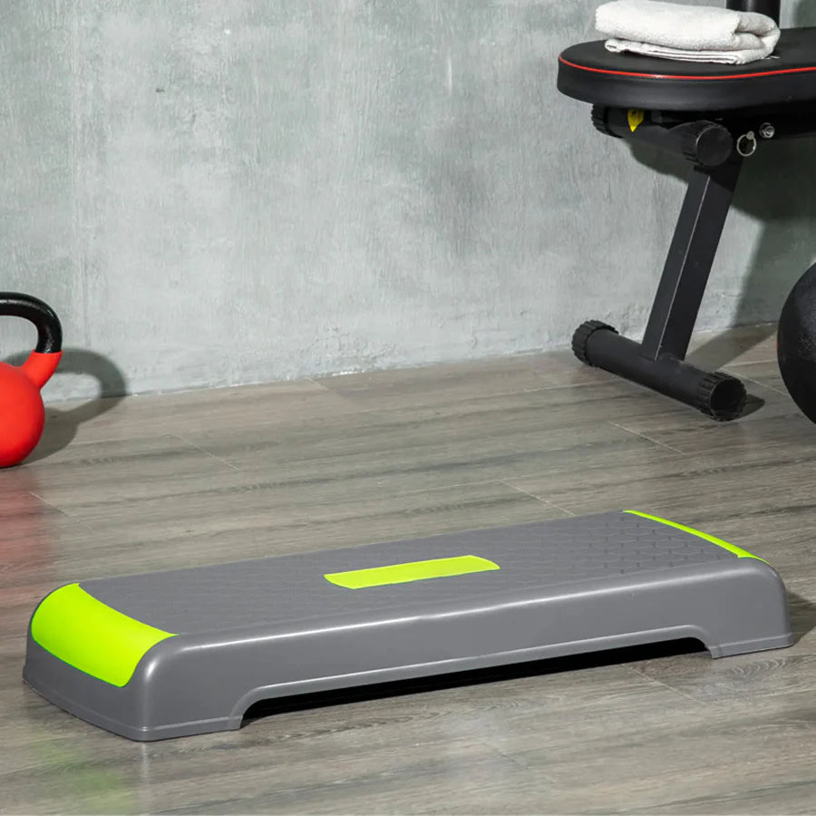 Adjustable Aerobic Step Platform – Non Slip, High Load, Multi Height Stepper for Cardio, Strength & Balance Training – Home Gym & Studio Use