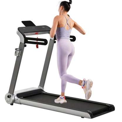Compact Folding Treadmill 14 km/h – LED Display – Shock Absorbing Walking Pad for Home Gym & Small Spaces