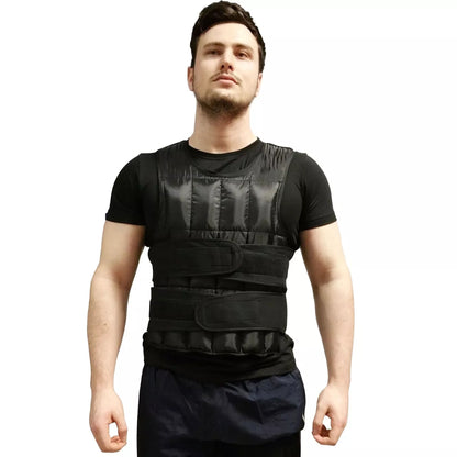 Adjustable Weighted Vest 10KG–20KG, 38 Removable Weights, Unisex Close-Fit Design, Even Load, Sweat Resistant for Running, HIIT & Home Gym Workouts