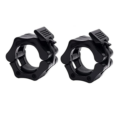 Olympic Barbell Collars Quick‑Release Locking Clips – Heavy‑Duty Steel Clamps for Weightlifting & CrossFit, Secure Grip for Home Gym