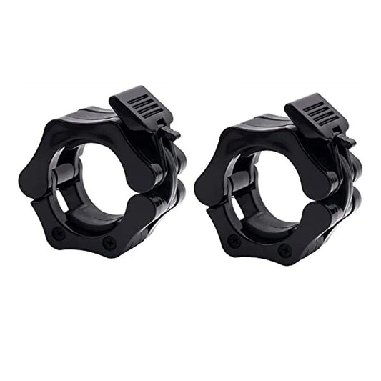 Olympic Barbell Collars Quick‑Release Locking Clips – Heavy‑Duty Steel Clamps for Weightlifting & CrossFit, Secure Grip for Home Gym