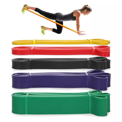 Adjustable 5‑Level Resistance Bands Set – Premium Latex Pull‑Up Assist & Strength Training for Home Fitness & Physical Therapy