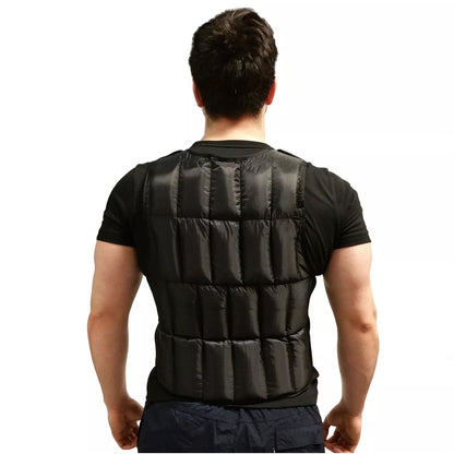 Adjustable Weighted Vest 10KG–20KG, 38 Removable Weights, Unisex Close-Fit Design, Even Load, Sweat Resistant for Running, HIIT & Home Gym Workouts