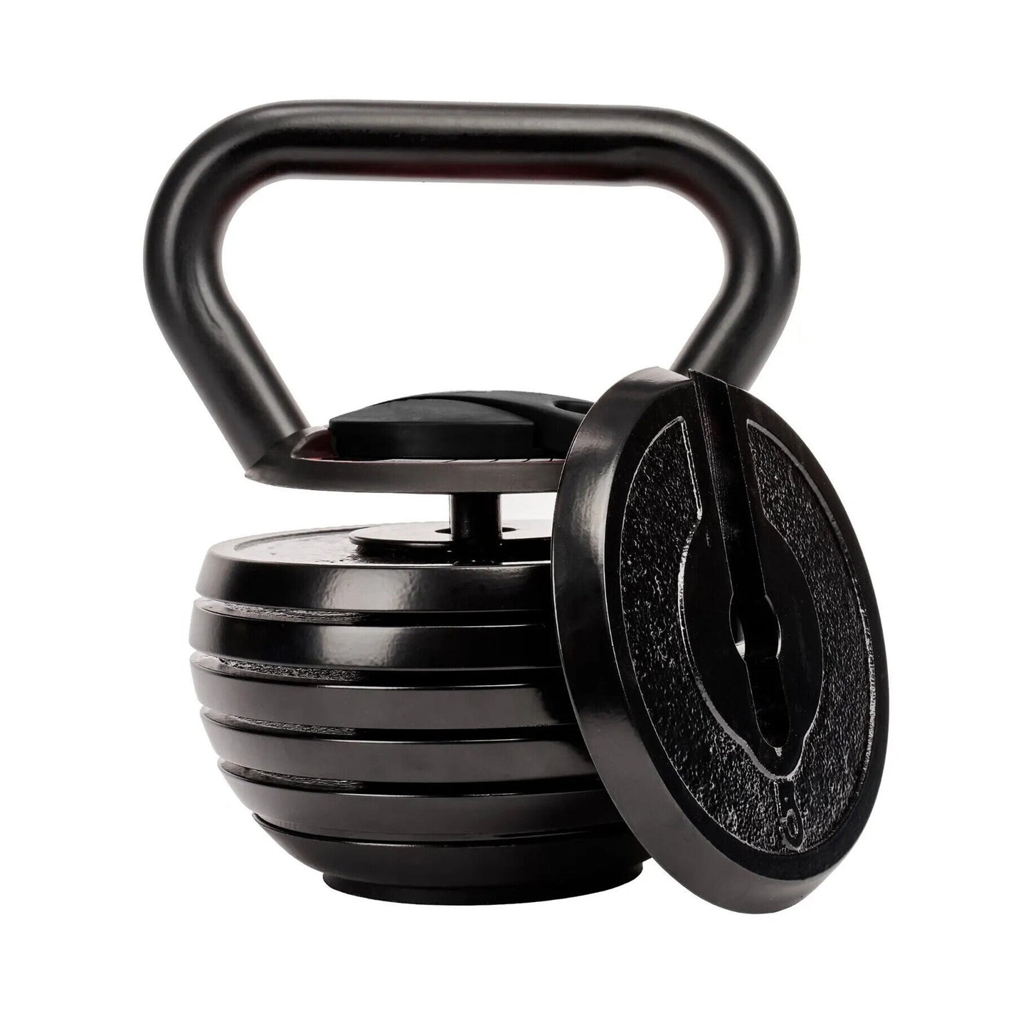 7 in 1 Adjustable Kettlebell Weight Set – 3.4kg to 18kg, Quick Lock System, Ergonomic Handle, Compact Strength Training Gear for Home Gym Workouts