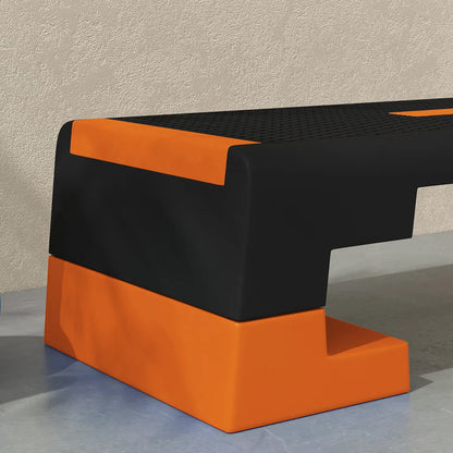 Adjustable Aerobic Step Platform – Non Slip, High Load, Multi Height Stepper for Cardio, Strength & Balance Training – Home Gym & Studio Use