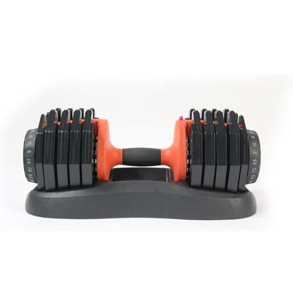 Adjustable Dumbbells 10‑in‑1 (2.5–25 kg) with Quick‑Dial & Safety Lock – Space Saving Home Gym Strength Equipment