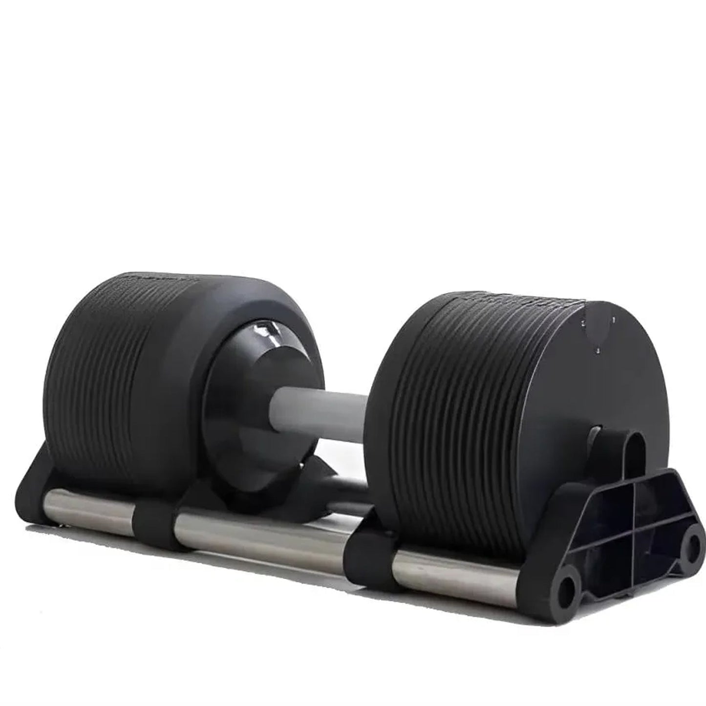 Adjustable Round Dumbbells – Steel Build with Smooth Dial, Anti‑Slip Handle – 24–45 kg Pair – Space‑Saving Home Gym Fitness Equipment