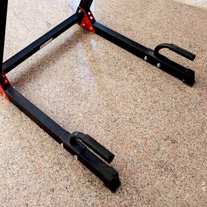 Heavy Duty Dip Station Stand – Powder Coated Steel, Adjustable Multi Function Home Gym Trainer for Triceps, Chest & Upper‑Body Workouts