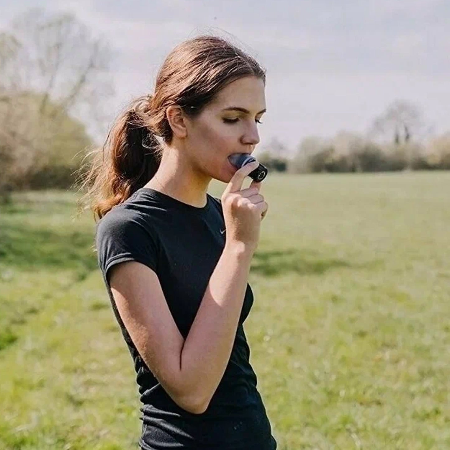 Adjustable Silicone Breath Trainer – Portable Lung Exerciser for Respiratory Therapy, Lung Capacity & Stamina Boost, Home Health & Fitness