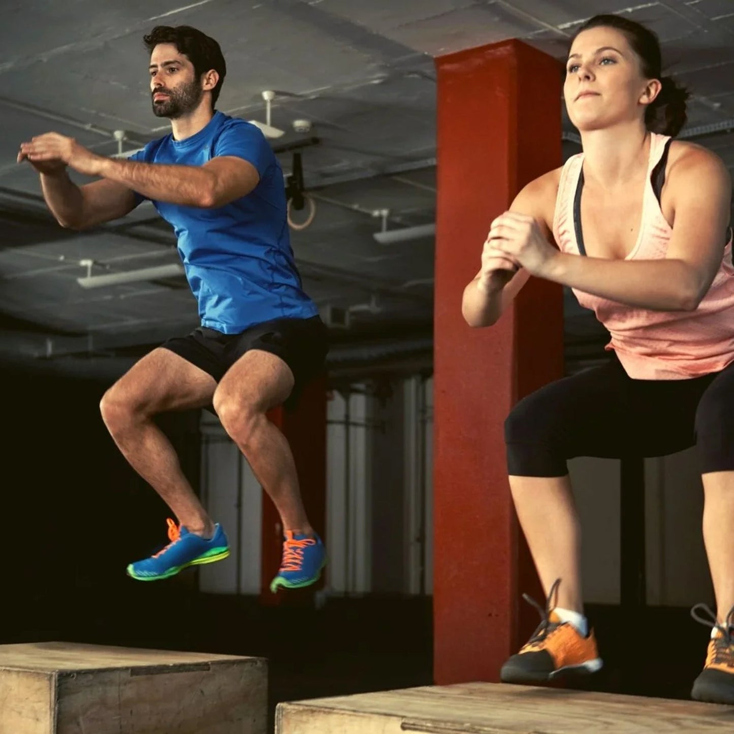 Heavy-Duty 3-in-1 Wooden Plyometric Jump Box – Multi-Height (14",16",20",24") | Non-Slip Surface | Home Gym Jump Trainer for Agility, HIIT & Strength Workouts