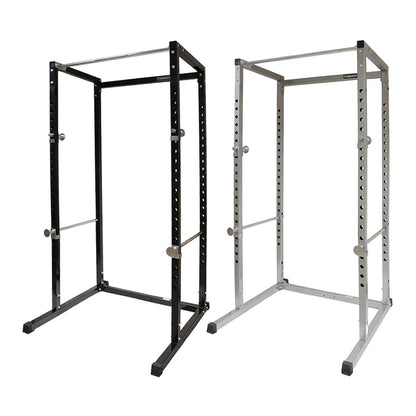 Heavy‑Duty Adjustable G100 Power Rack with Pull‑Up Bar – Durable Steel Frame, Safety Spotter Arms, Strength Training for Compact Home Gyms (Black)