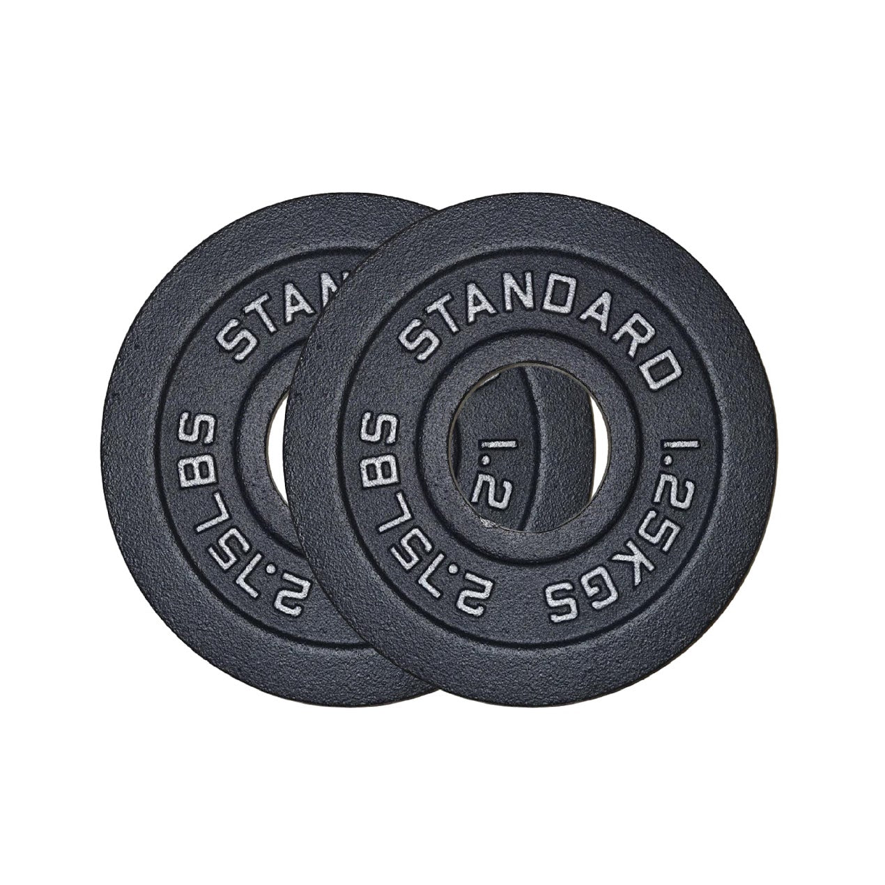 Cast Iron Weight Plates – Black Powder-Coated Olympic Discs with Steel Inserts | Heavy-Duty Plates for Strength Training & Home Gym |Sets Available