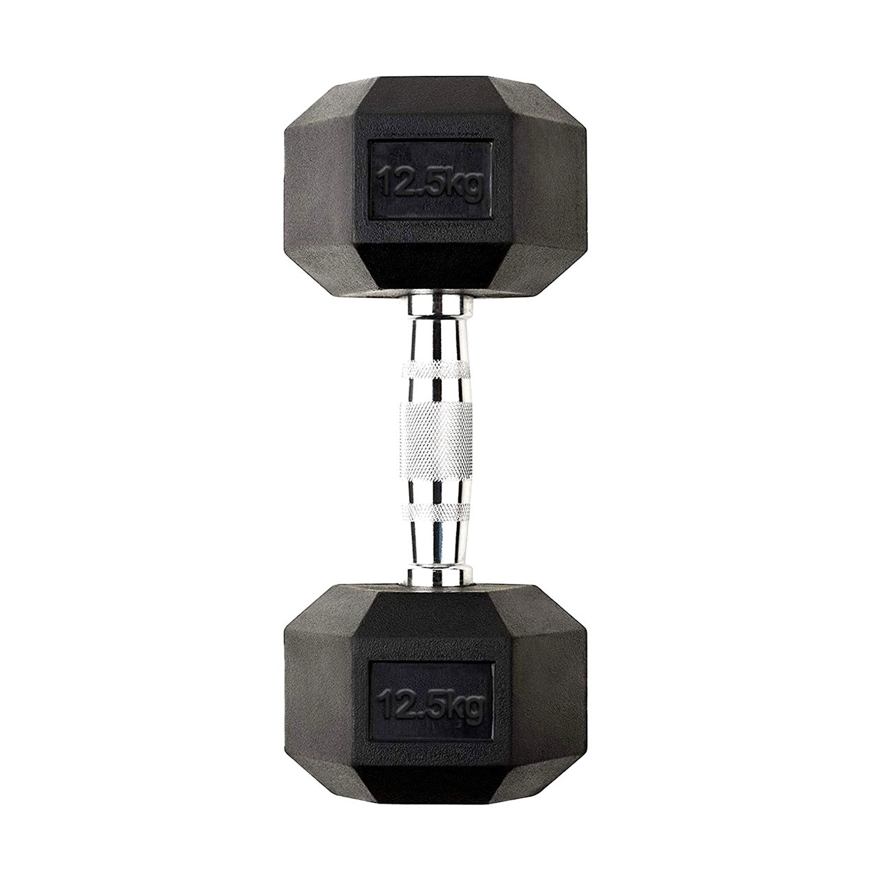 Hex Dumbbells 2.5kg–60kg Pairs & Sets – Heavy-Duty Rubber-Coated Anti-Roll Weights with Knurled Handles for Strength Training – Home Gym or Studio