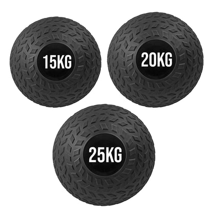Treaded Rubber Slam Ball – Heavy‑Duty No‑Bounce, Tire‑Tread Grip for Power & Core Training – Compact Home Gym Essential