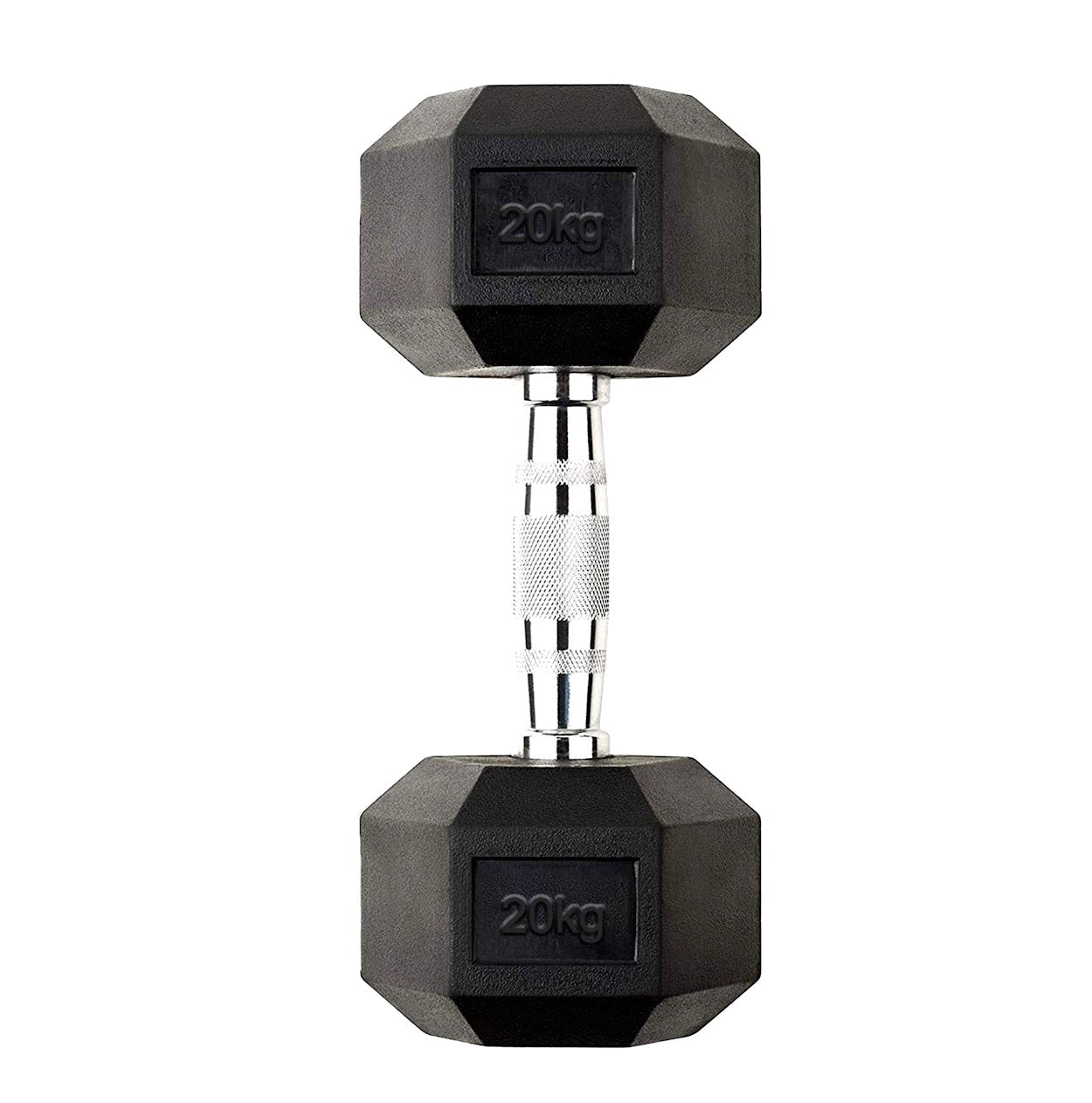 Hex Dumbbells 2.5kg–60kg Pairs & Sets – Heavy-Duty Rubber-Coated Anti-Roll Weights with Knurled Handles for Strength Training – Home Gym or Studio