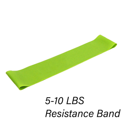 Adjustable Resistance Loop Band Set – 5‑Level Latex Fitness Bands for Full‑Body Strength, Pilates & Yoga – Compact Home Gym Equipment