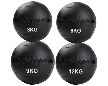 Wall Ball Medicine Balls – Textured Vinyl, No‑Bounce, 3–12 kg, High‑Impact Grip for Cross‑Training & Strength Workouts, Ideal Home Gym