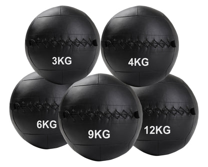 Wall Ball Medicine Balls – Textured Vinyl, No‑Bounce, 3–12 kg, High‑Impact Grip for Cross‑Training & Strength Workouts, Ideal Home Gym