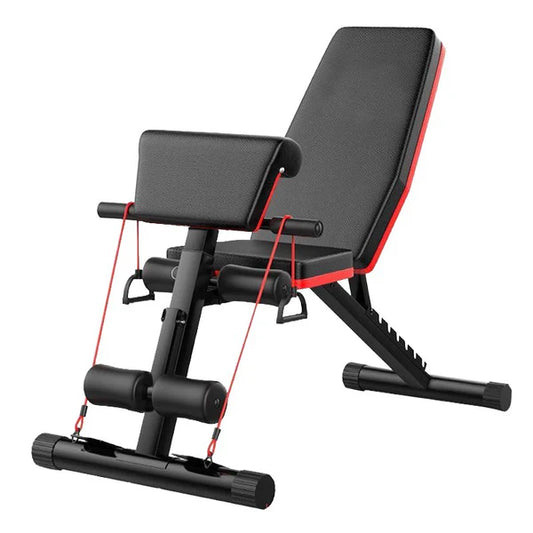 Multi Position Foldable Weight Bench – 7 Adjustable Angles | Heavy Duty Steel Construction | Flat, Incline & Decline Options for Strength Training | Space-Saving Design for Home Gyms