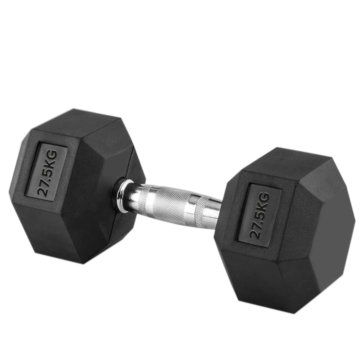 Hex Dumbbells 2.5kg–60kg Pairs & Sets – Heavy-Duty Rubber-Coated Anti-Roll Weights with Knurled Handles for Strength Training – Home Gym or Studio