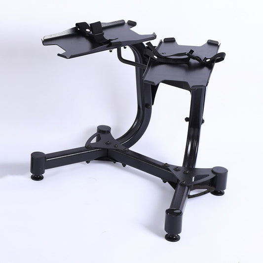 Compact Adjustable Dumbbell Stand | Heavy Duty 24kg/40kg Dumbbells Optional | Space Saving  Rack with Safety Belt & Dial Support | Home Gym Storage Solution