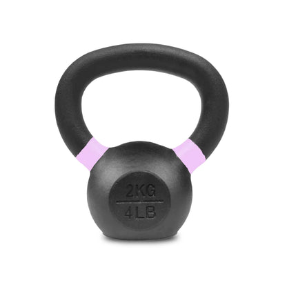 Cast Iron Kettlebells Set – Solid Iron, Rust Resistant Coating, Ergonomic Grip – Full Body Strength & Power Training – Ideal for Home Gyms