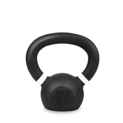 Cast Iron Kettlebells Set – Solid Iron, Rust Resistant Coating, Ergonomic Grip – Full Body Strength & Power Training – Ideal for Home Gyms