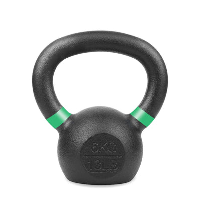 Cast Iron Kettlebells Set – Solid Iron, Rust Resistant Coating, Ergonomic Grip – Full Body Strength & Power Training – Ideal for Home Gyms